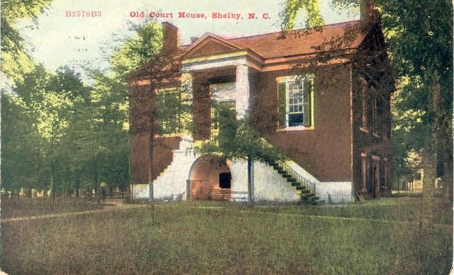 1974 Brick Courthouse postcard